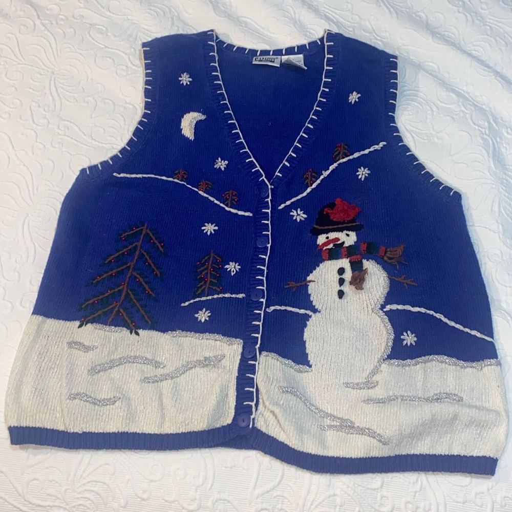 Vintage Christmas Vest